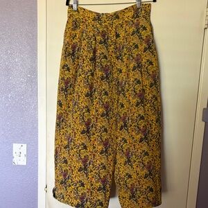 Madewell Silk cropped pants